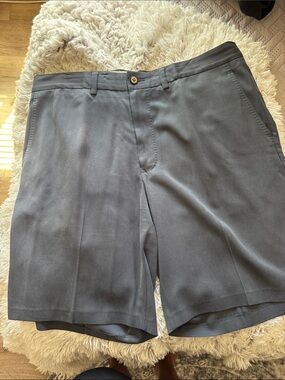 Tommy Bahama  navy blue  Flat-Front Men's Shorts